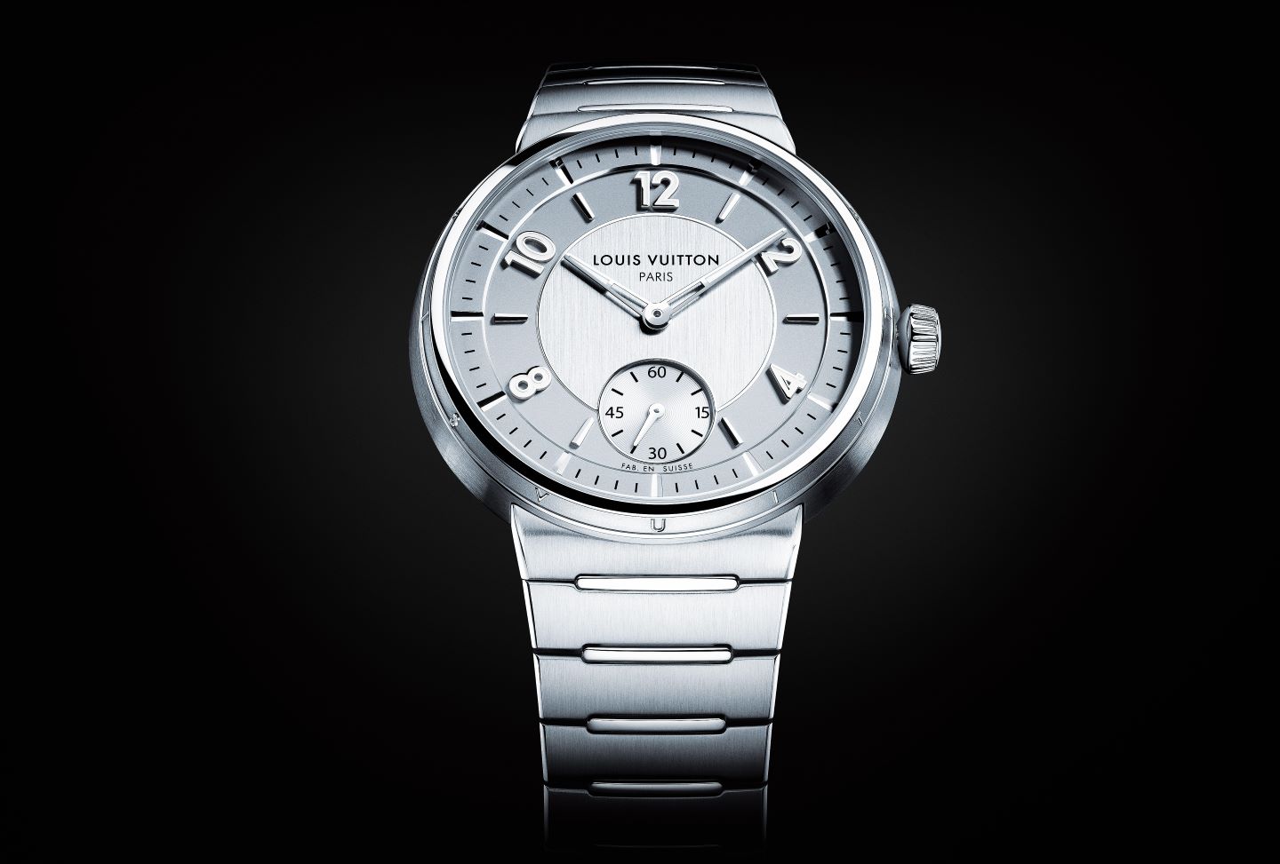 Louis Vuitton presents its newest Tambour Moon watch, the Tambour